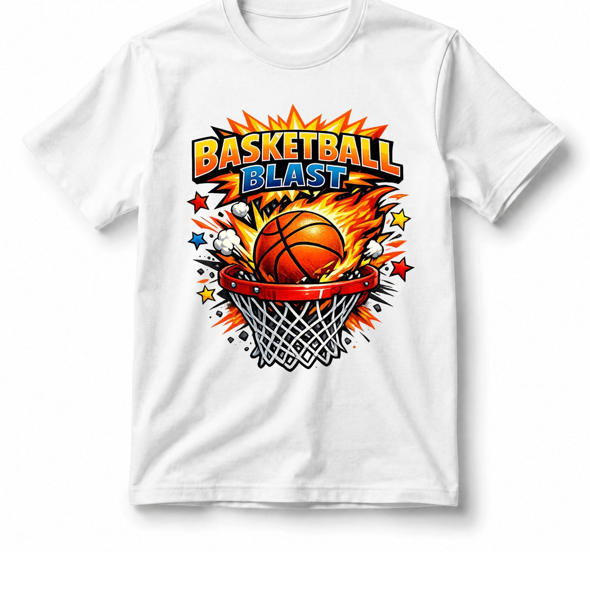 تيشيرت أطفال بتصميم Basketball Blast