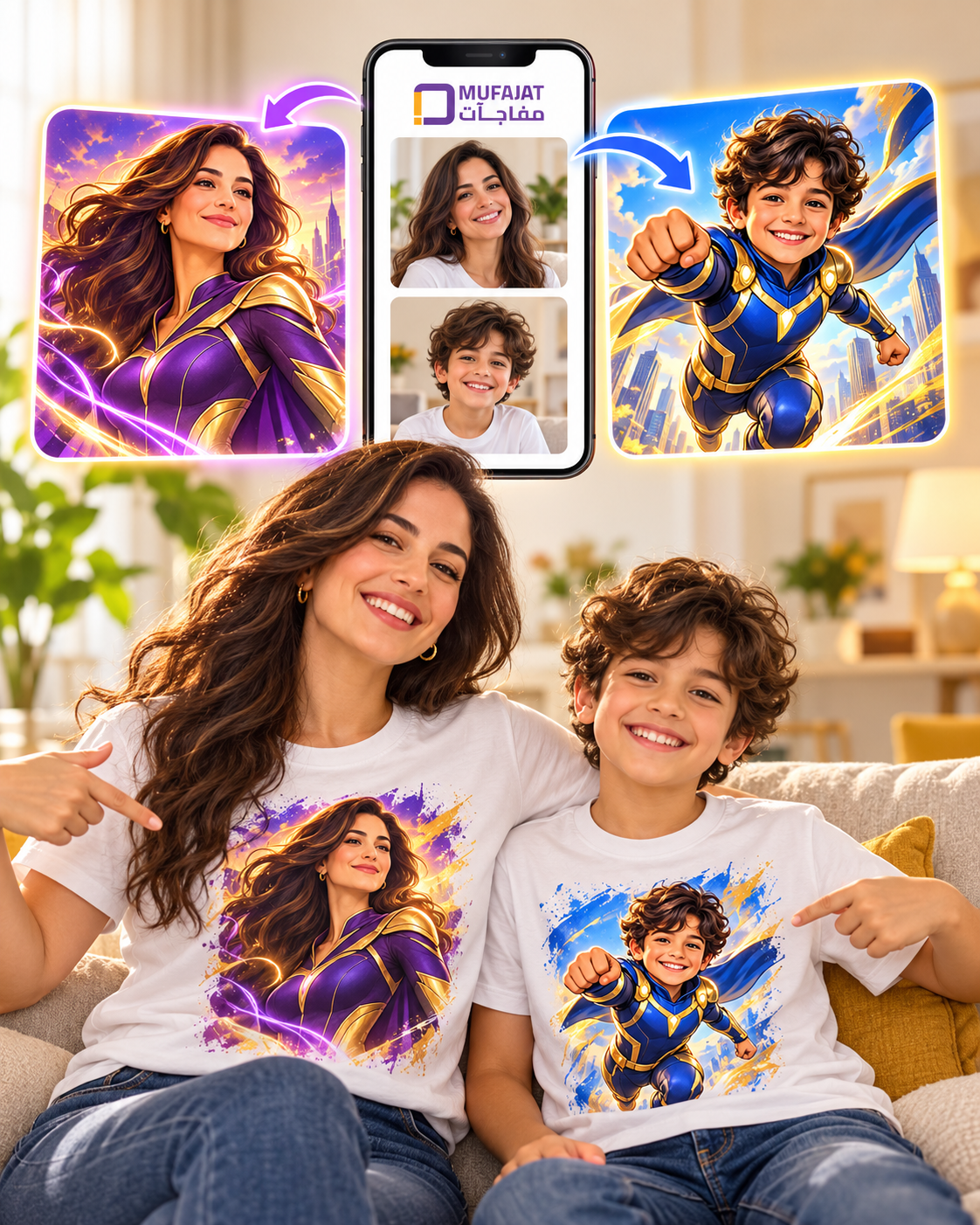 تيشيرت اجعلني بطلًا