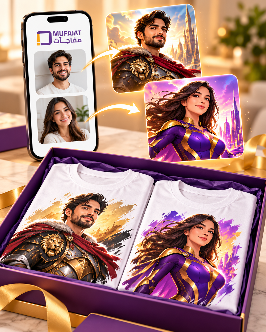 تيشيرت اجعلني بطلًا