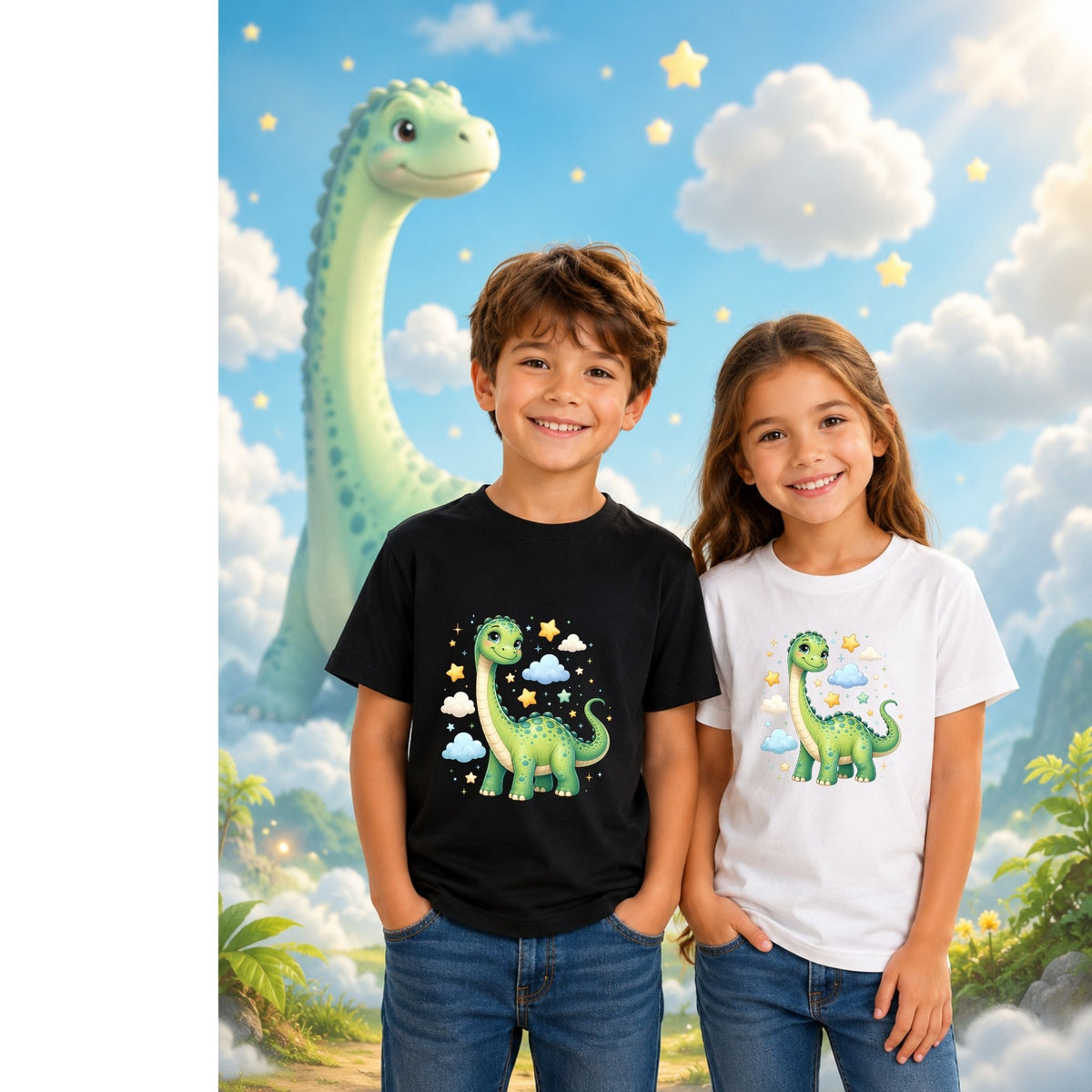 تيشيرت أطفال بتصميم Brachiosaurus Dreamer