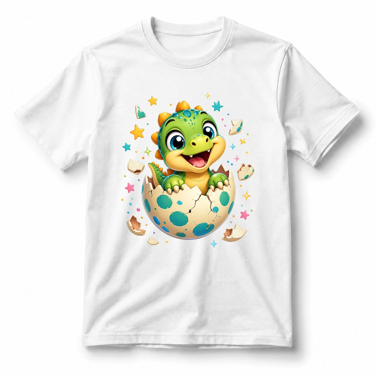 Hatching Dino Baby – Kids’ T-Shirt