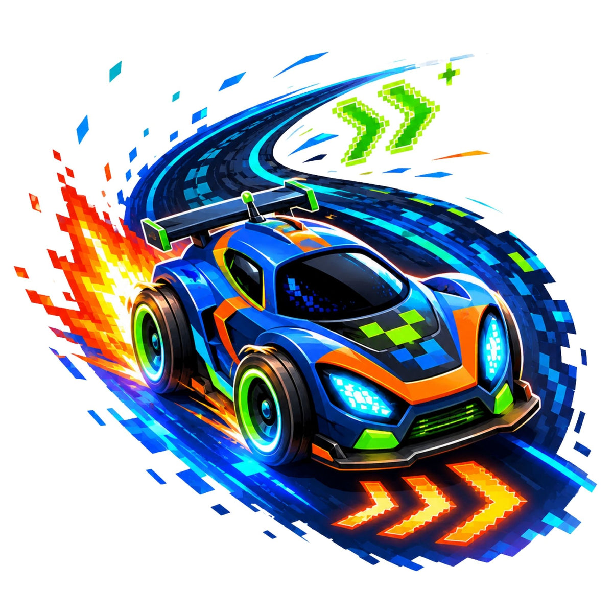 تيشيرت أطفال بتصميم Turbo Racing Dash