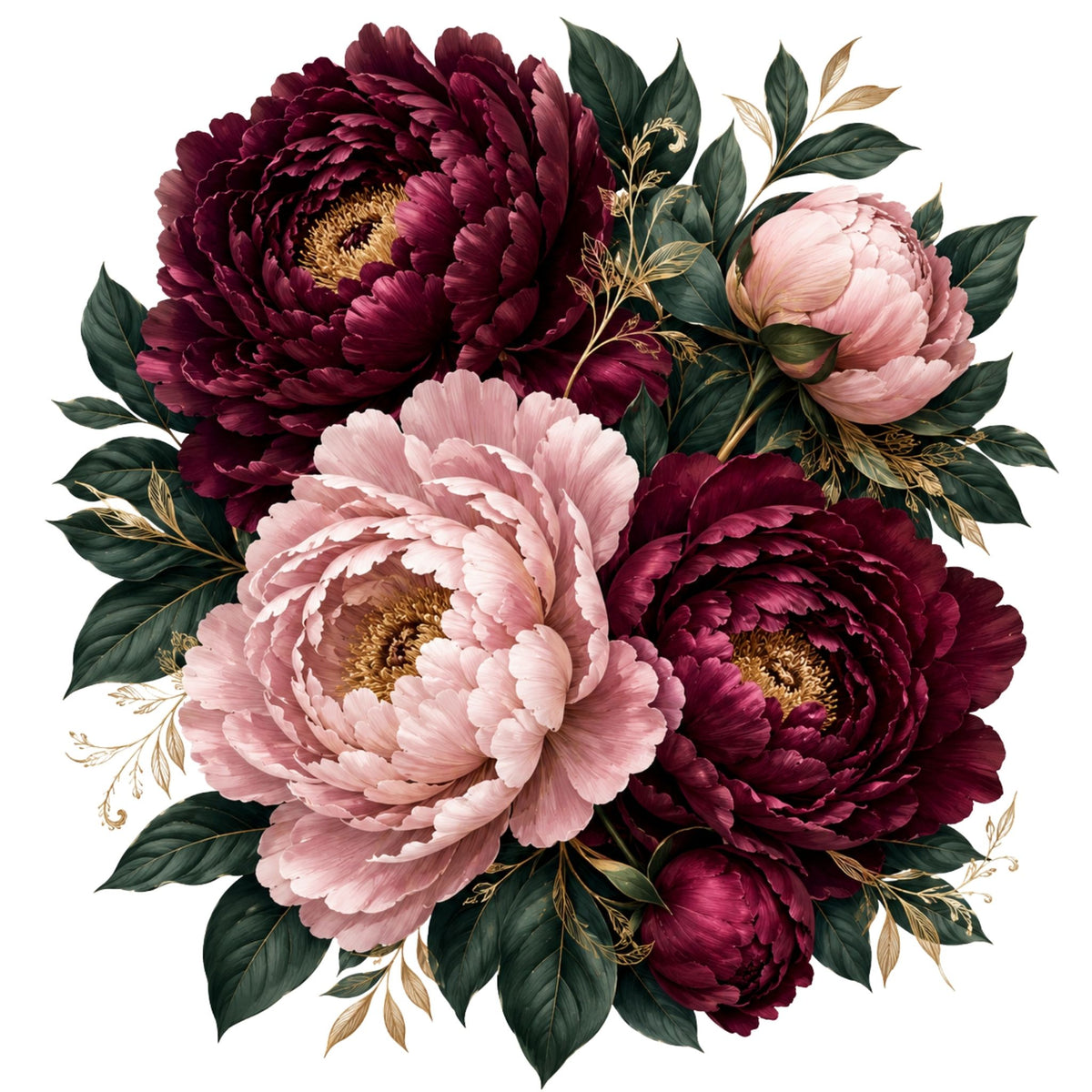 Midnight Peony – Women’s T-Shirt