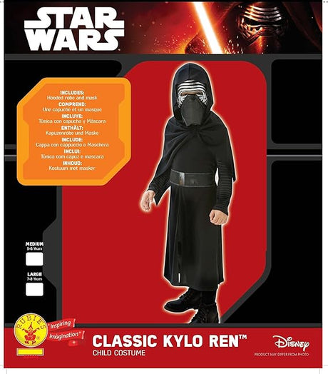Official-Childs-Star-Wars-Kylo-Ren-Classic-Costume-Large-Black-7-8-Years