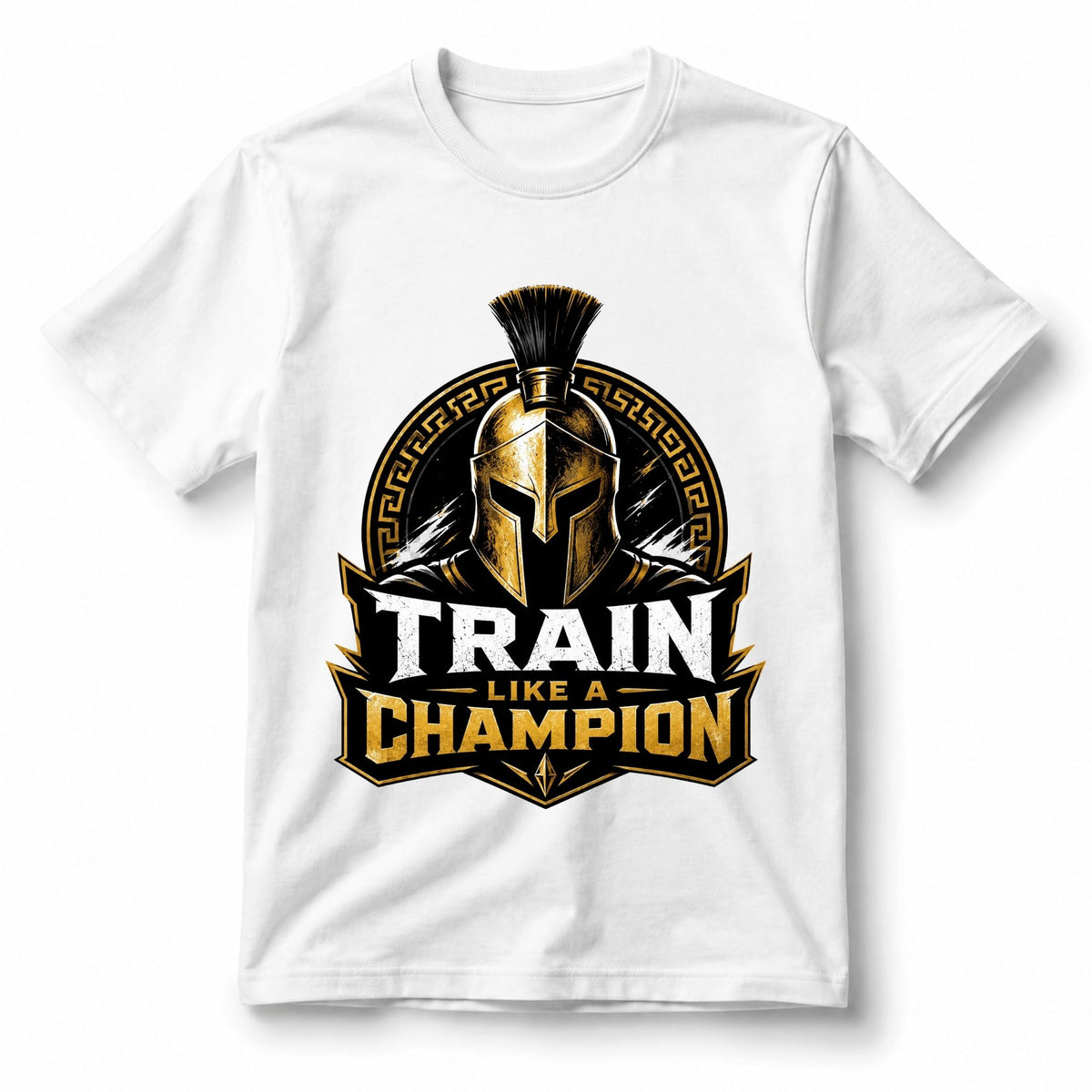 تيشيرت Train like a champion emblem
