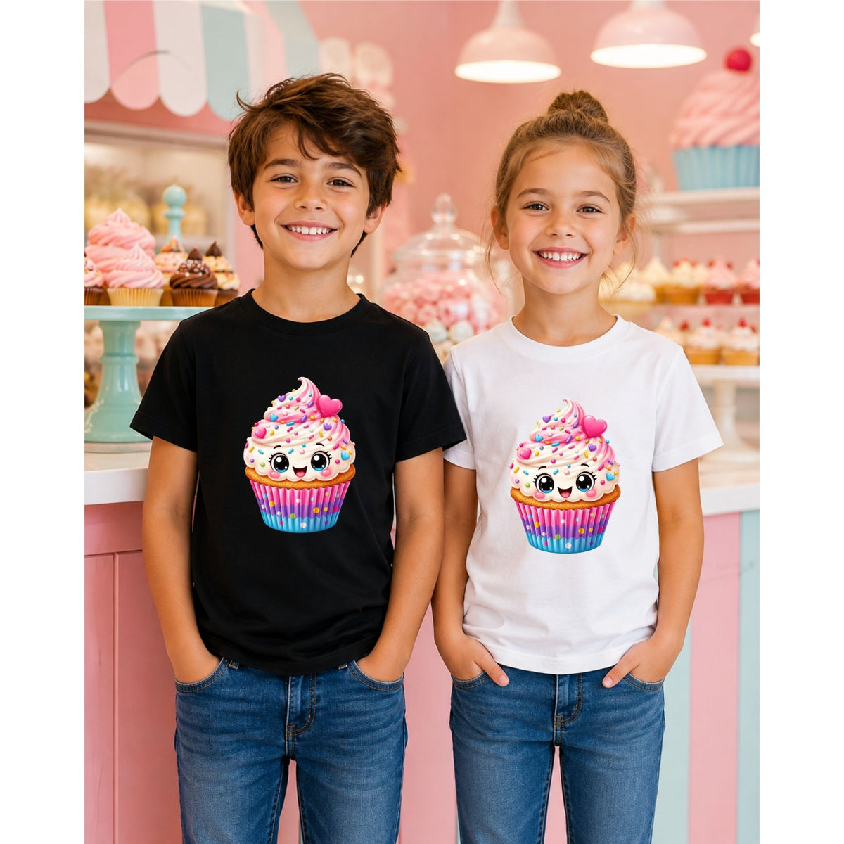 تيشيرت أطفال بتصميم Cupcake Cutie