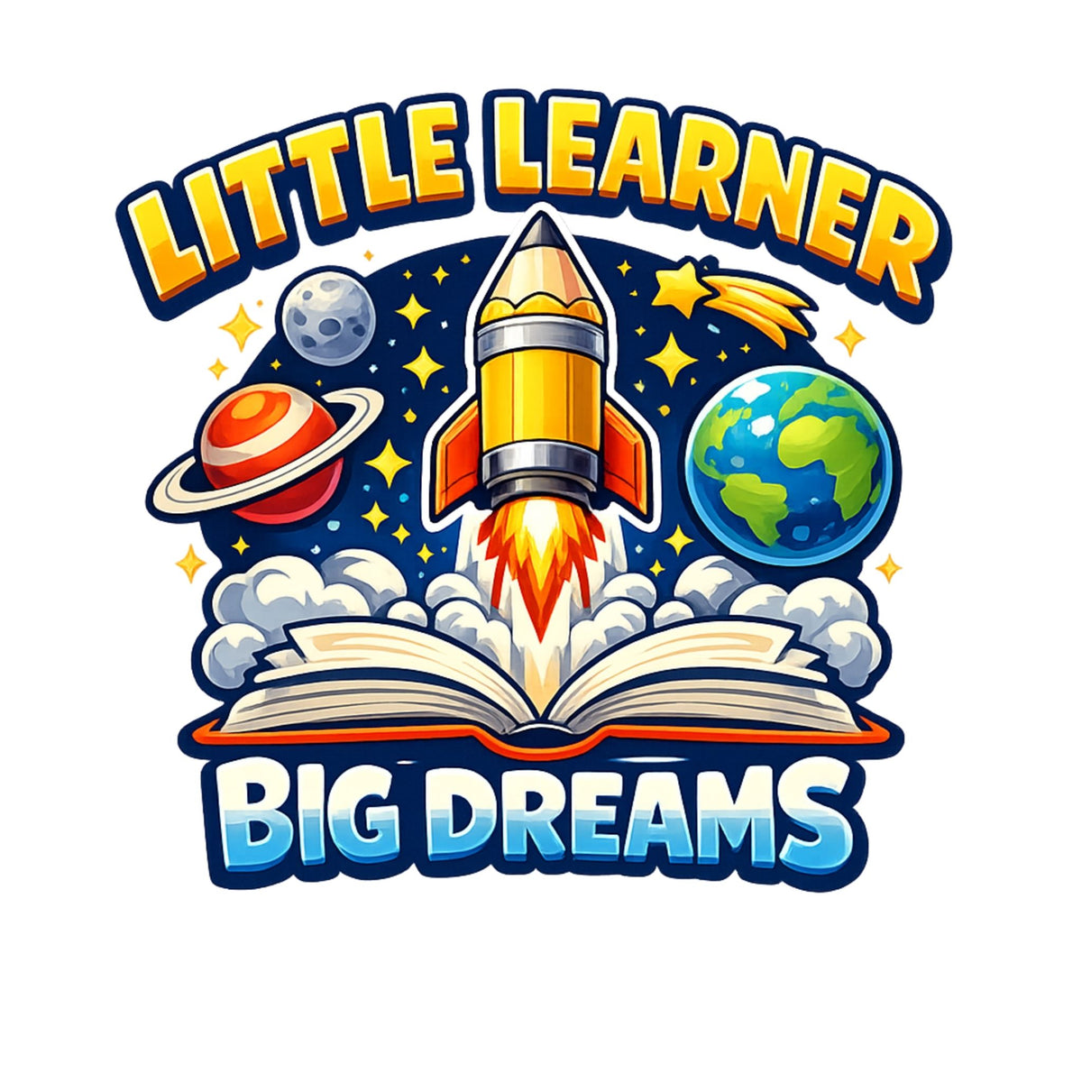 تيشيرت أطفال بتصميم الصغير Learner، كبير أحلام