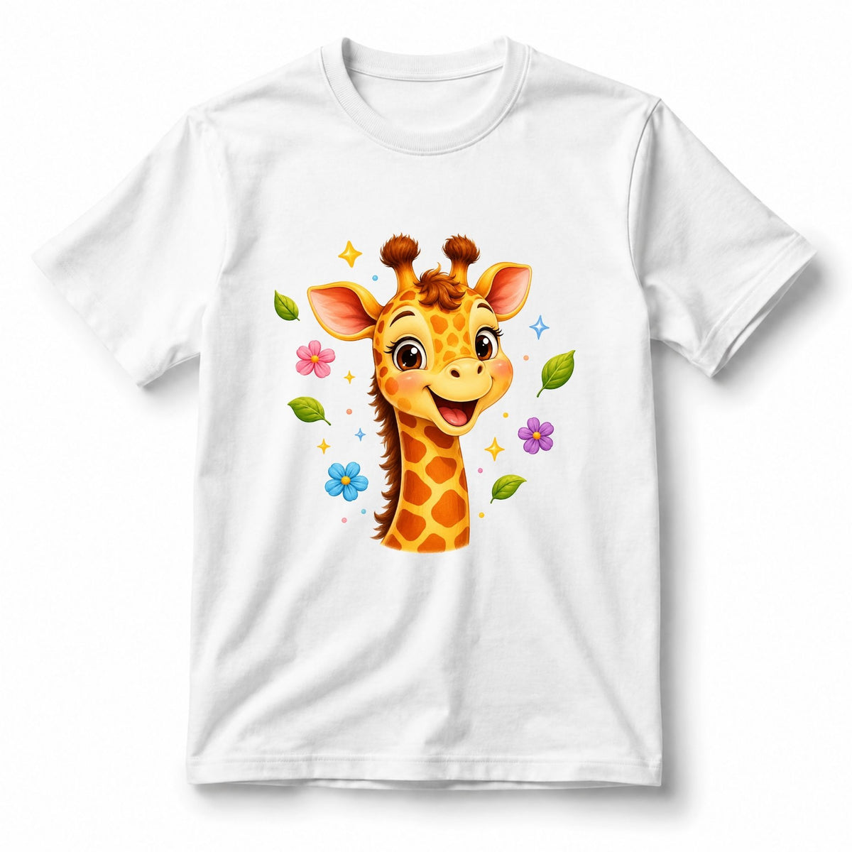 تيشيرت أطفال بتصميم Giraffe Giggles