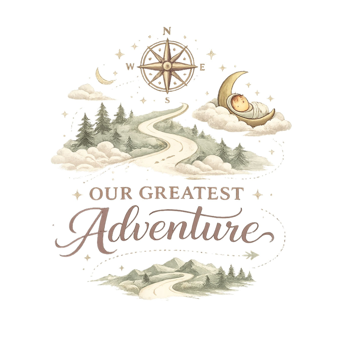 Our Greatest Adventure Begins – T-Shirt