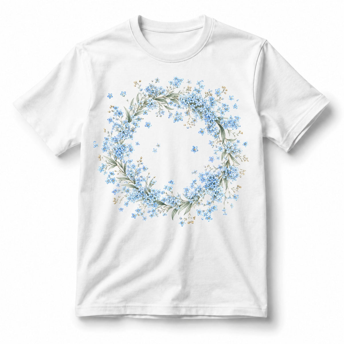 Forget-Me-Not Wreath – Women’s T-Shirt