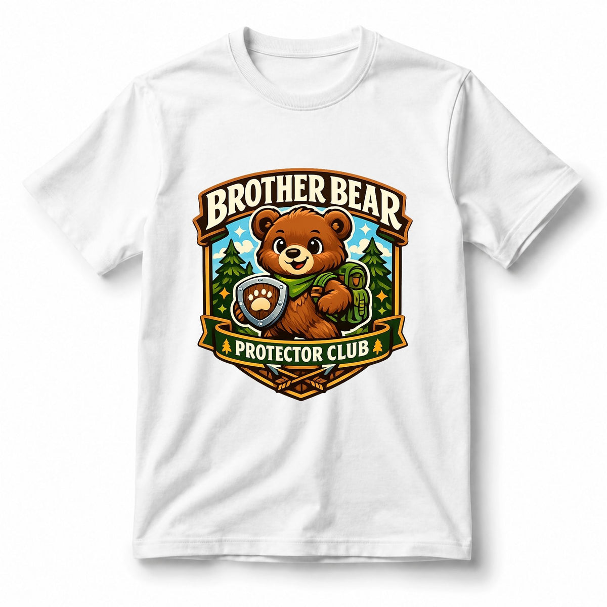 تيشيرت أطفال بتصميم Brother Bear Protector Club