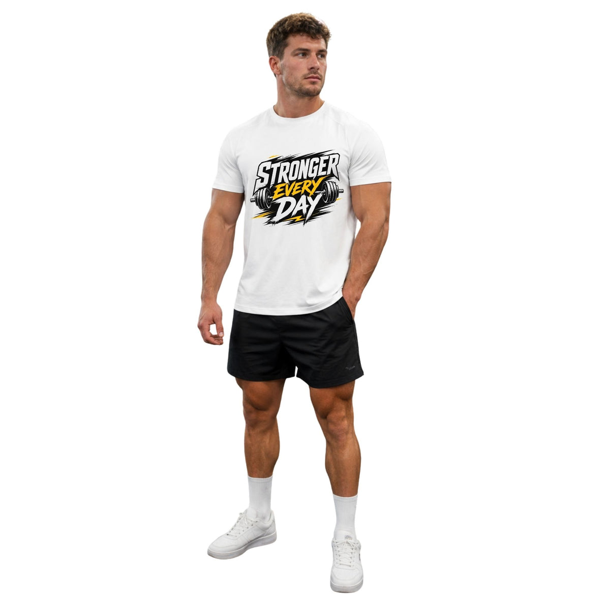 تيشيرت أقوى كل يوم Fitness