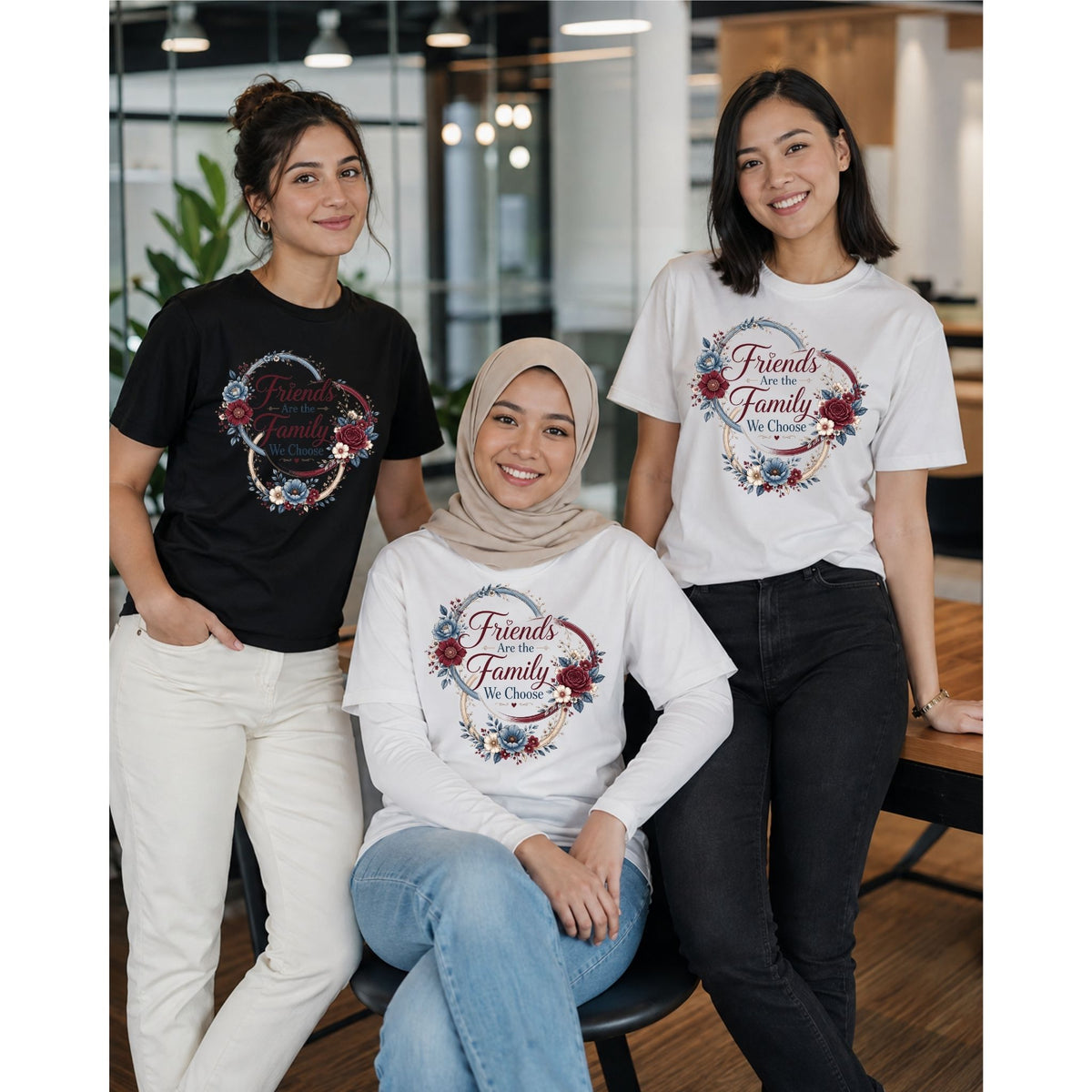 Friends Are the Family We Choose – Women’s T-Shirt
