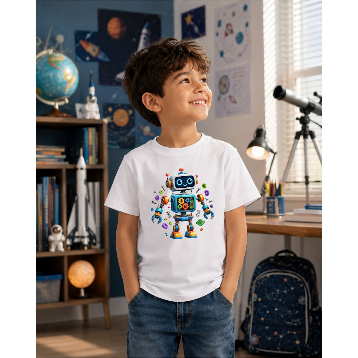 Robot Builder Club – Kids’ T-Shirt
