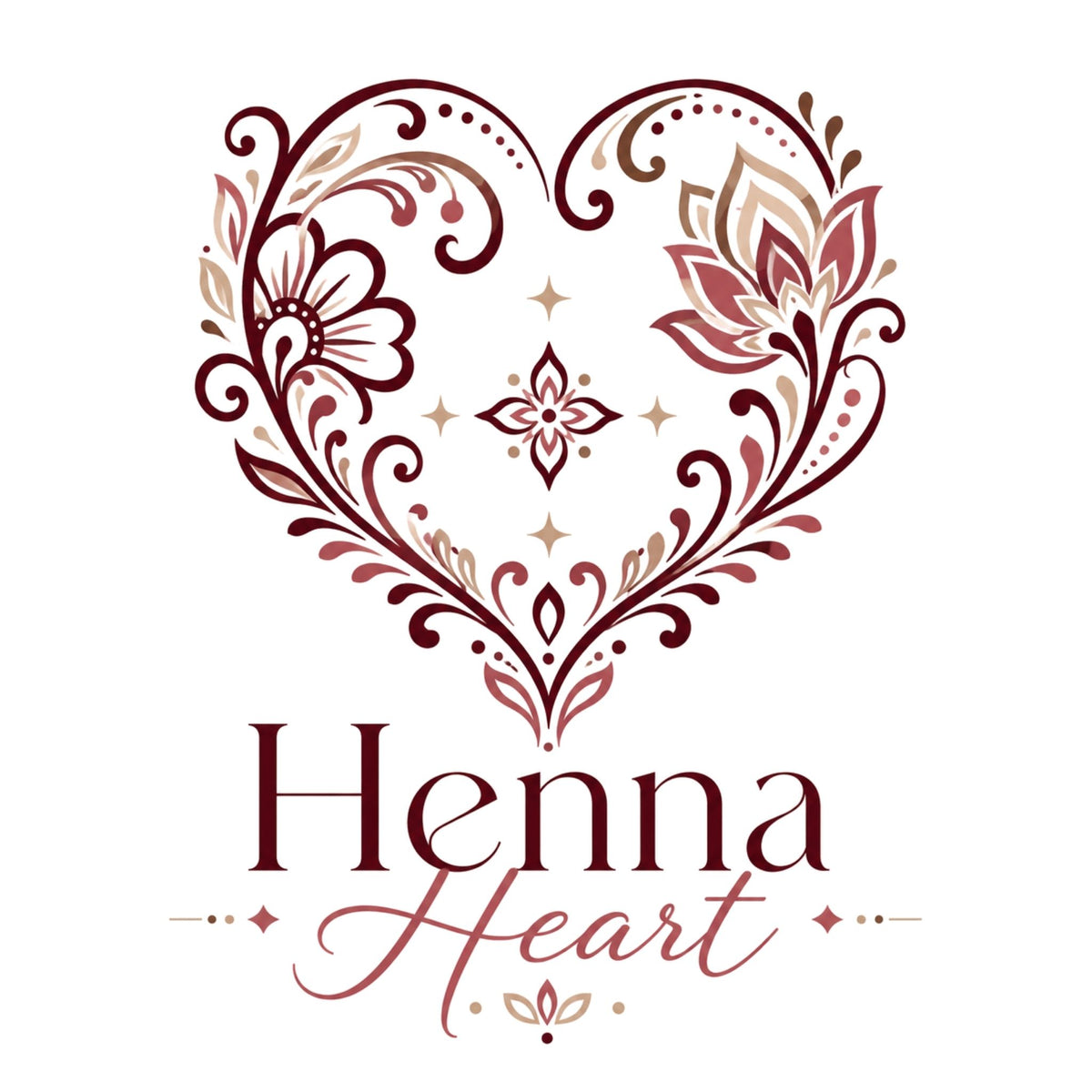 Henna Heart – Women’s T-Shirt