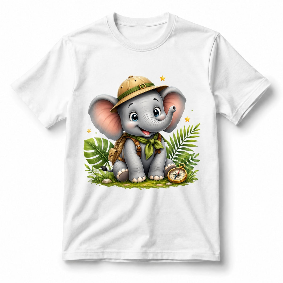 Elephant Adventure Pal – Kids’ T-Shirt