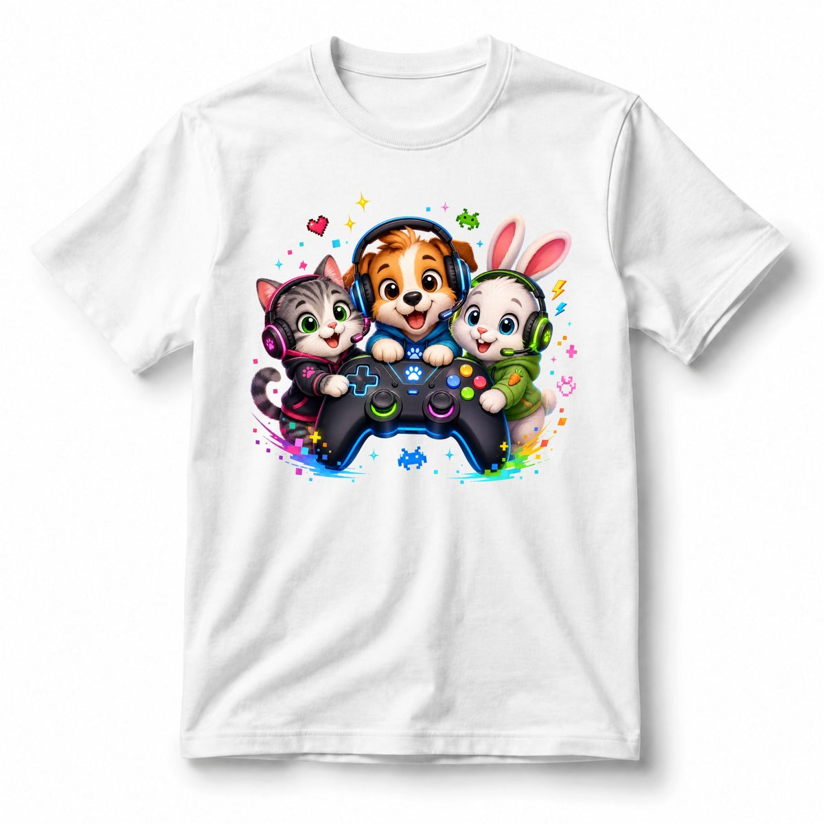 Gamer Pet Squad – Kids’ T-Shirt