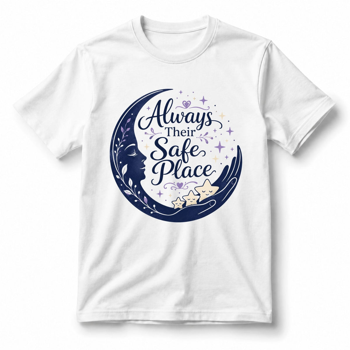 تيشيرت نسائي بتصميم Always Their Safe Place