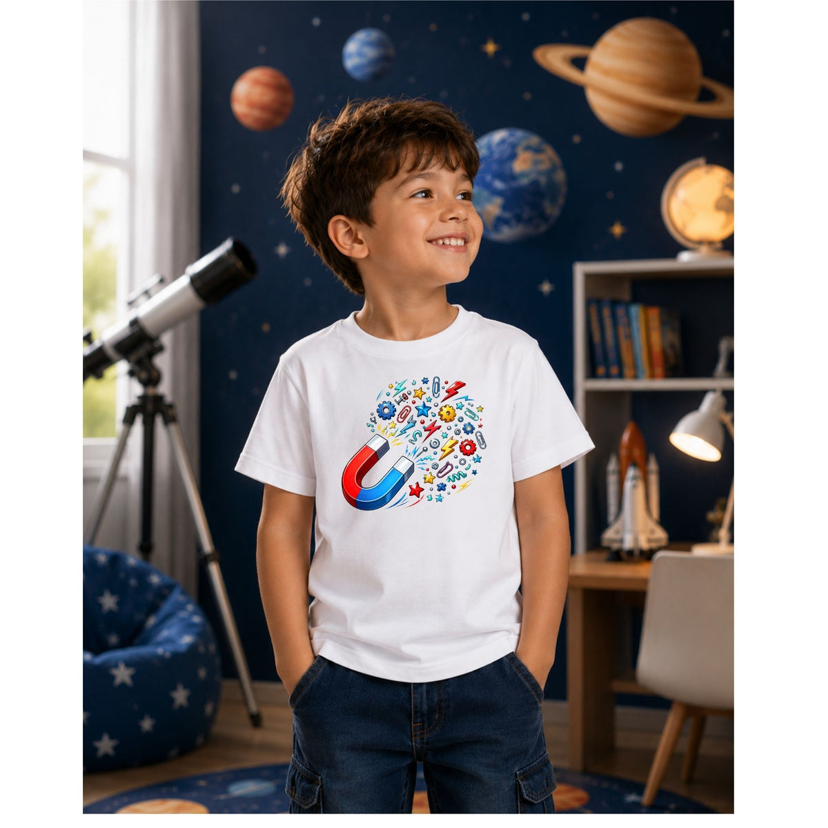 Magnet Magic – Kids’ T-Shirt