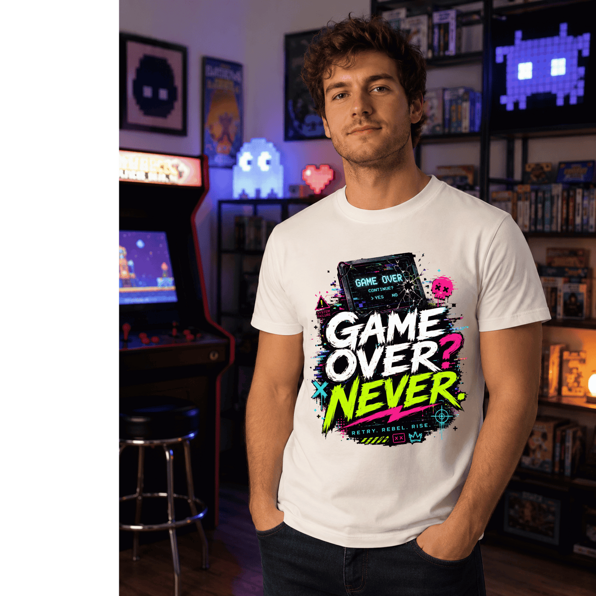 تيشيرت Game Over Never