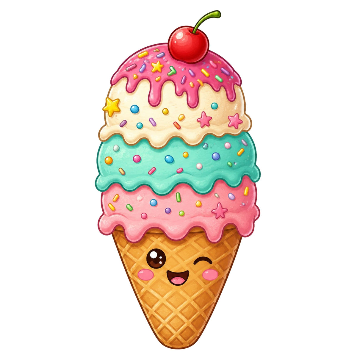 تيشيرت أطفال بتصميم Ice Cream Bestie