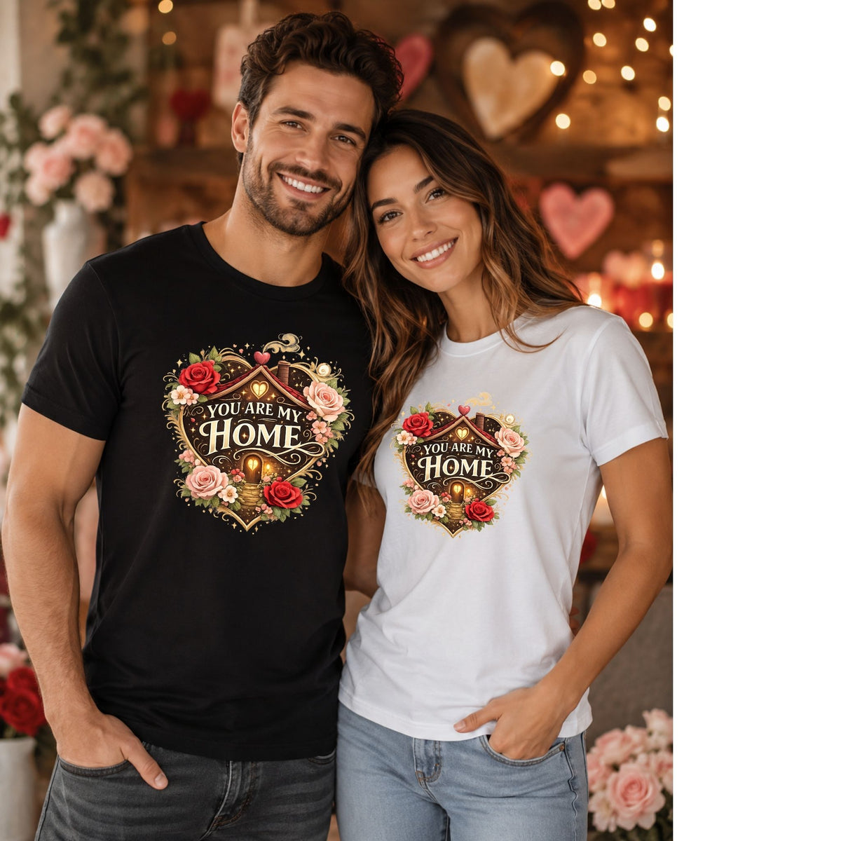 تيشيرت You Are My Home Floral