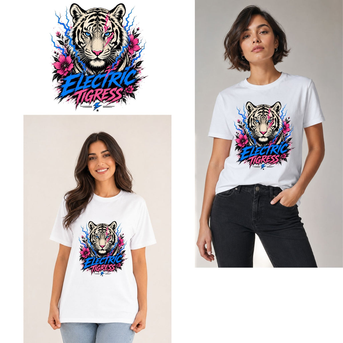 Electric Tigress – Women’s T-Shirt