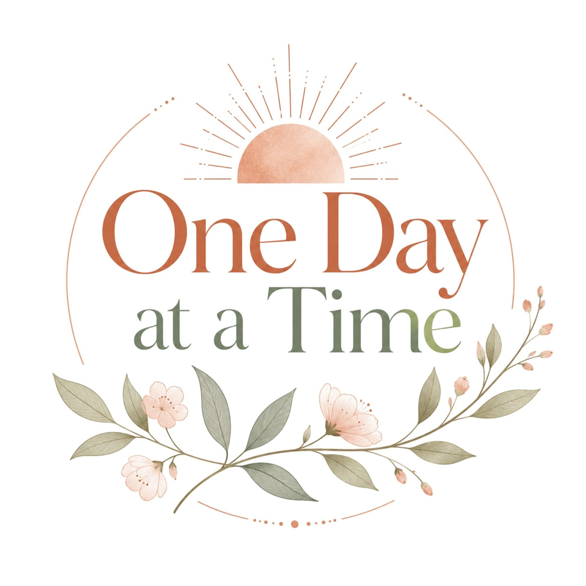 تيشيرت نسائي بتصميم One Day at a Time