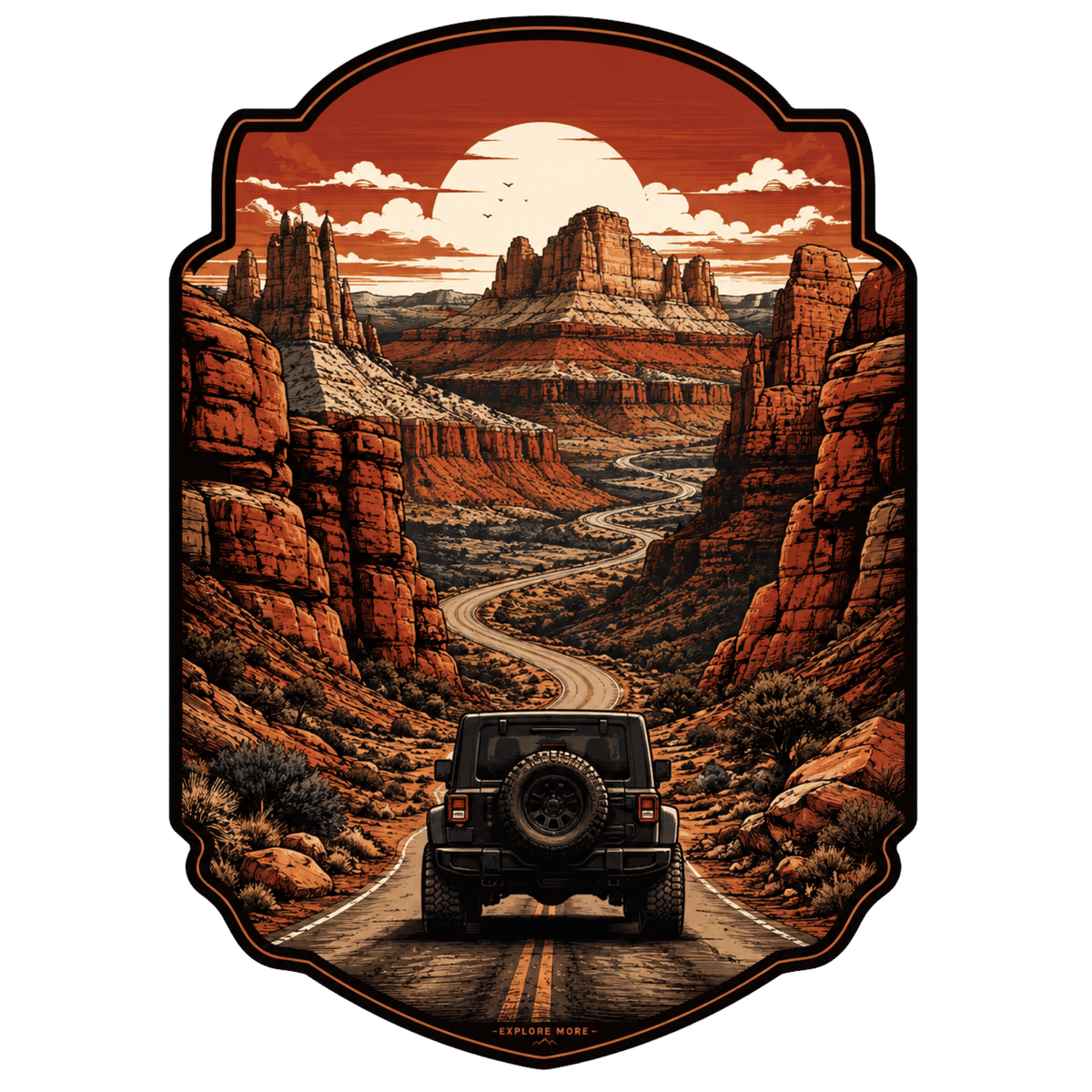 Desert Canyon Road Trip T-Shirt