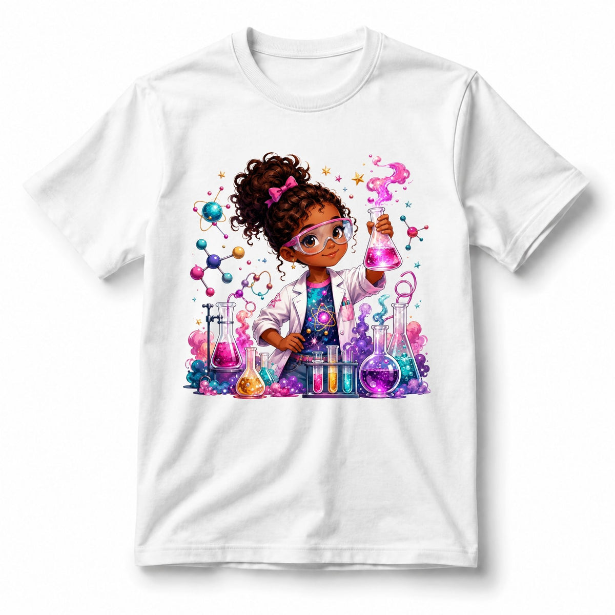 Future Scientist Girl – Kids’ T-Shirt