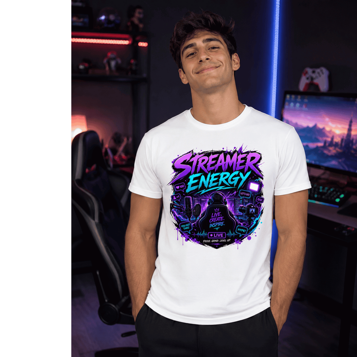 تيشيرت Streamer Energy