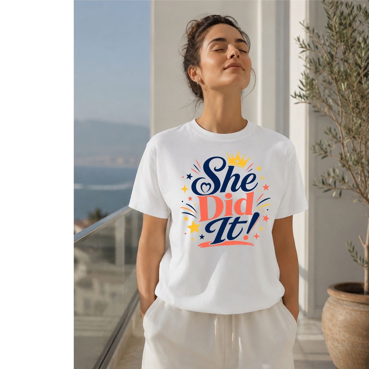 She Did It! – Women’s T-Shirt