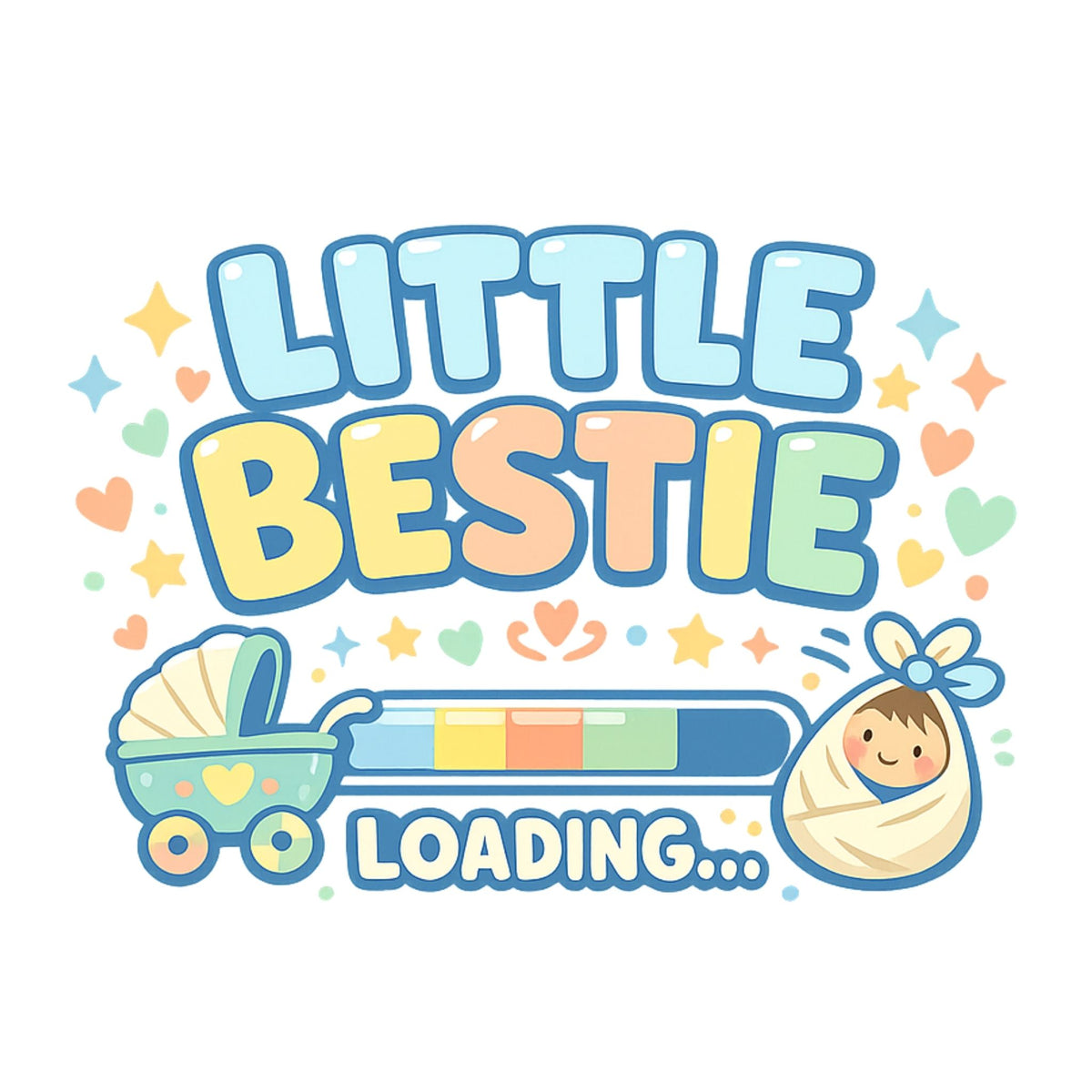 تيشيرت أطفال بتصميم الصغير Bestie جاري التحميل