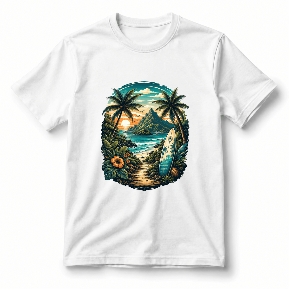 تيشيرت Tropical غروب هروب