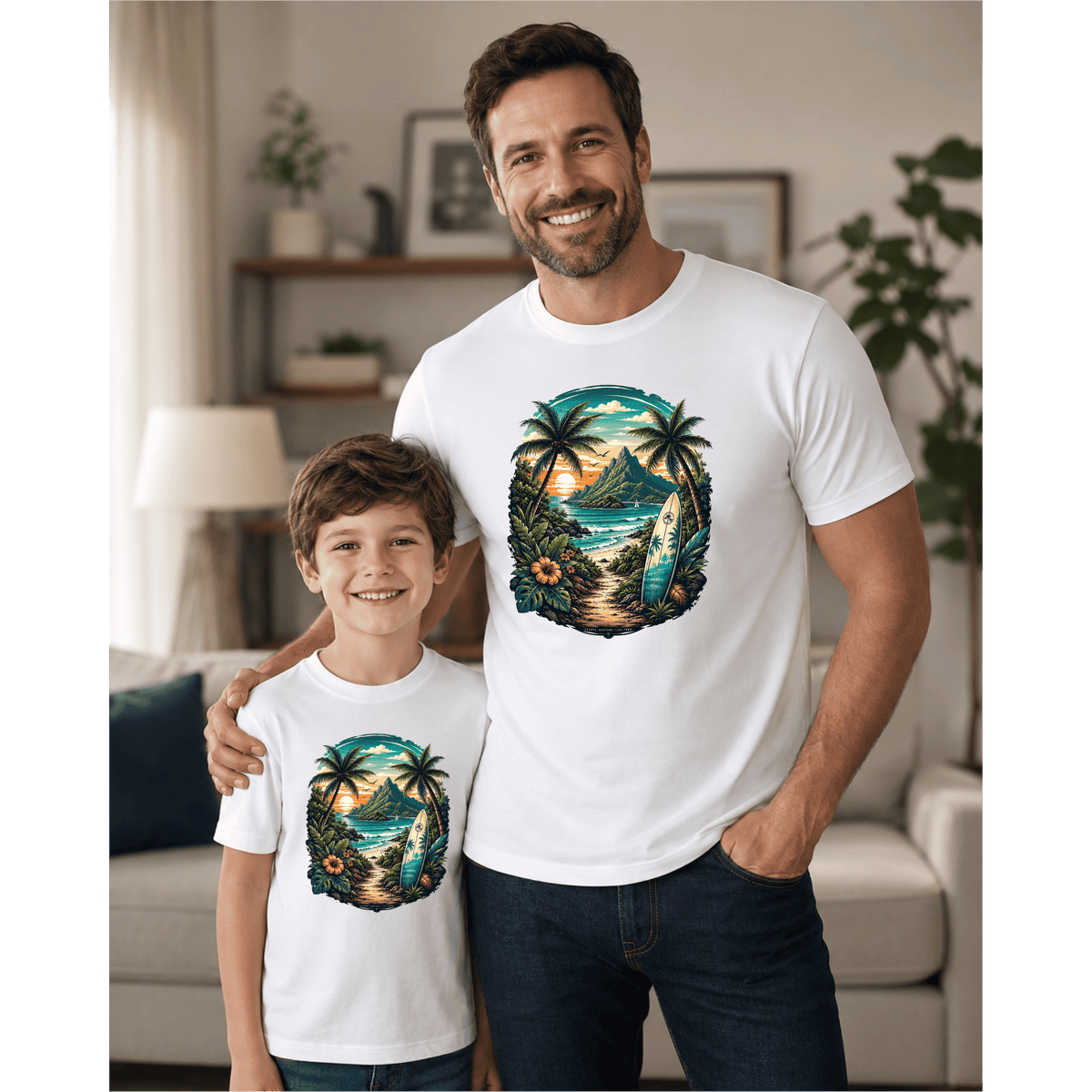 تيشيرت Tropical غروب هروب