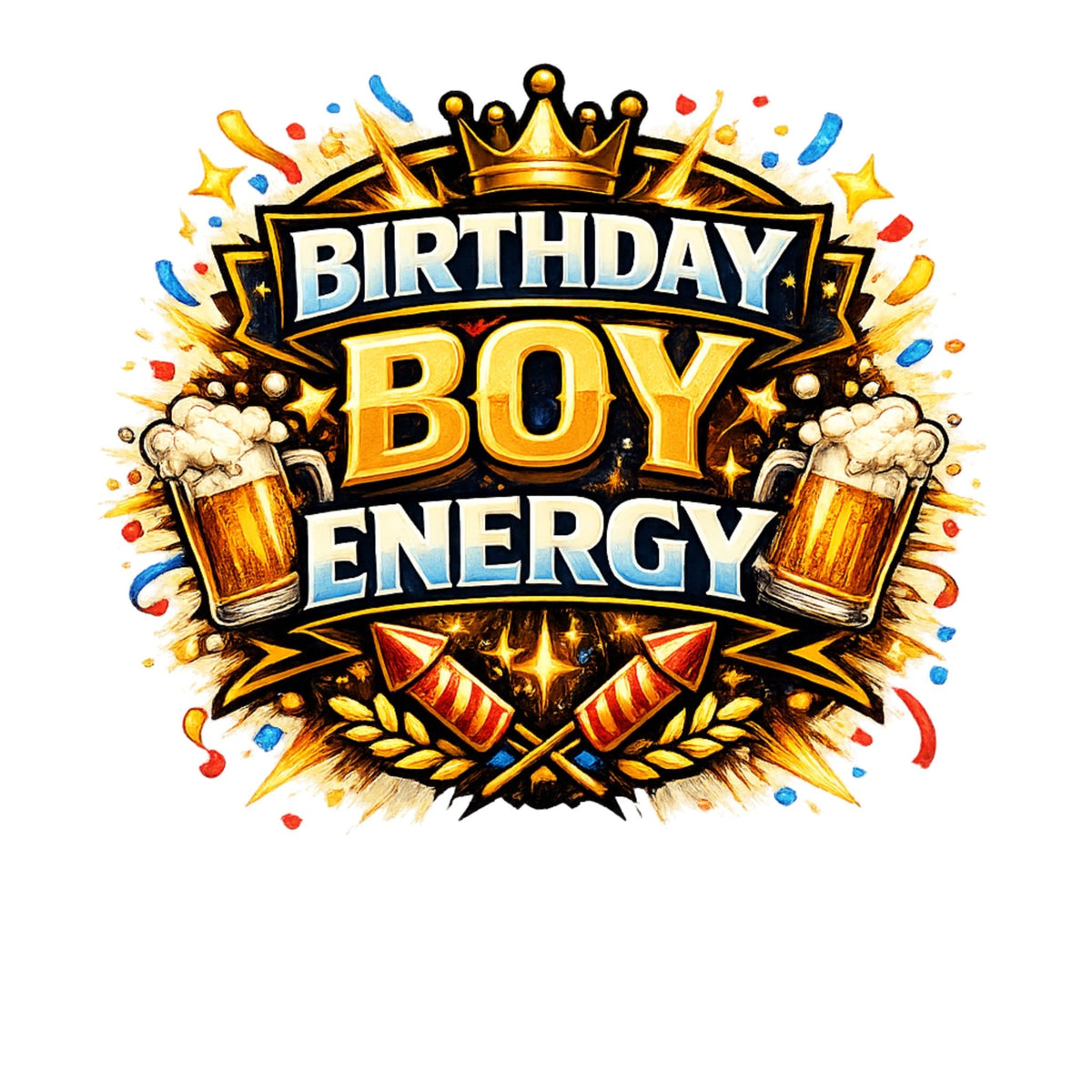 Birthday Boy Energy – T-Shirt