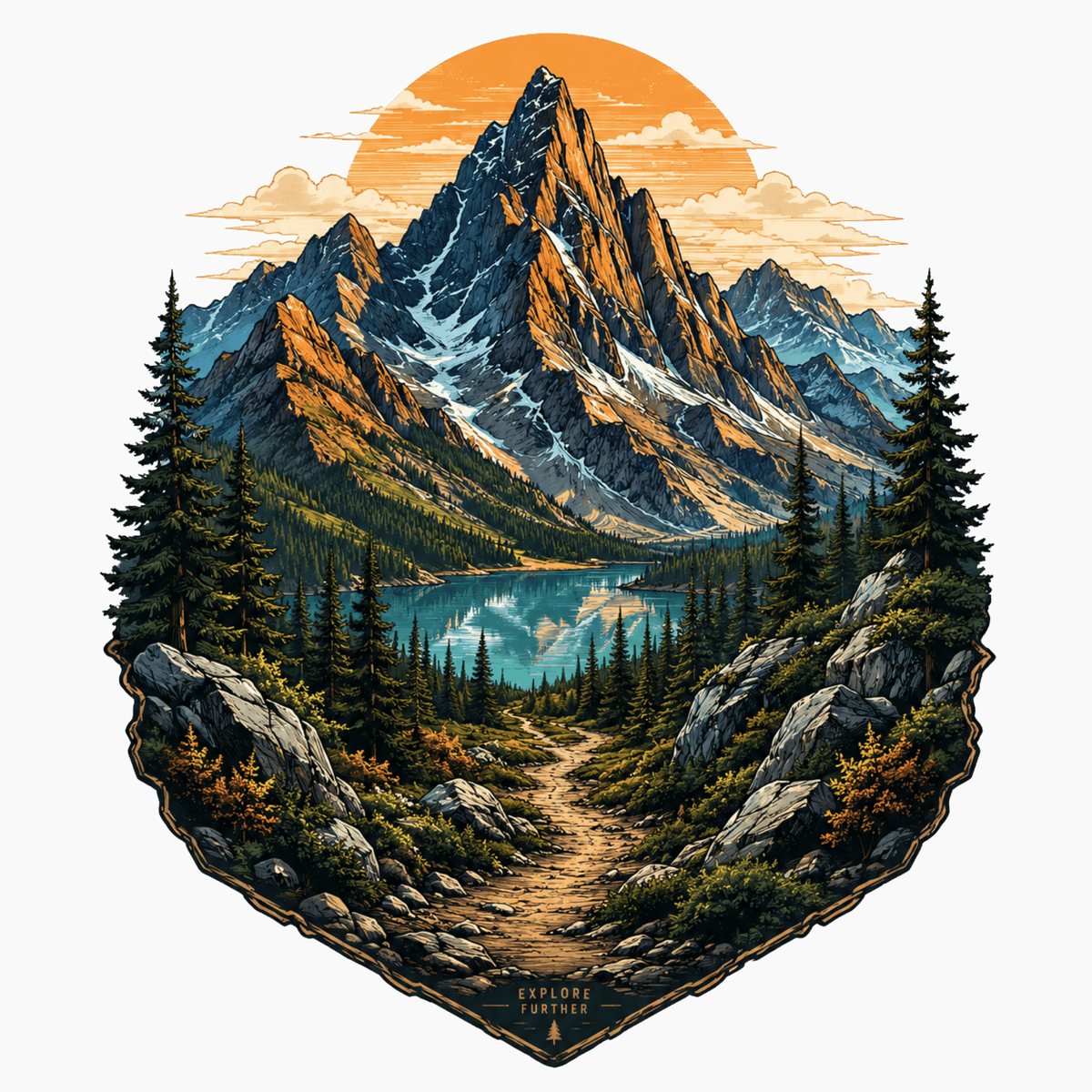 Mountain Valley Adventure T-Shirt