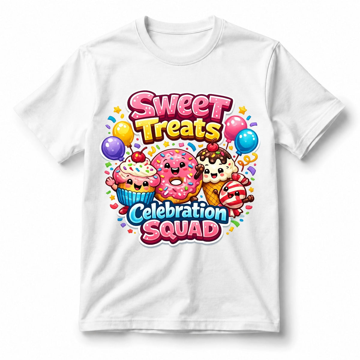 تيشيرت أطفال بتصميم Sweet Treats Celebration Squad