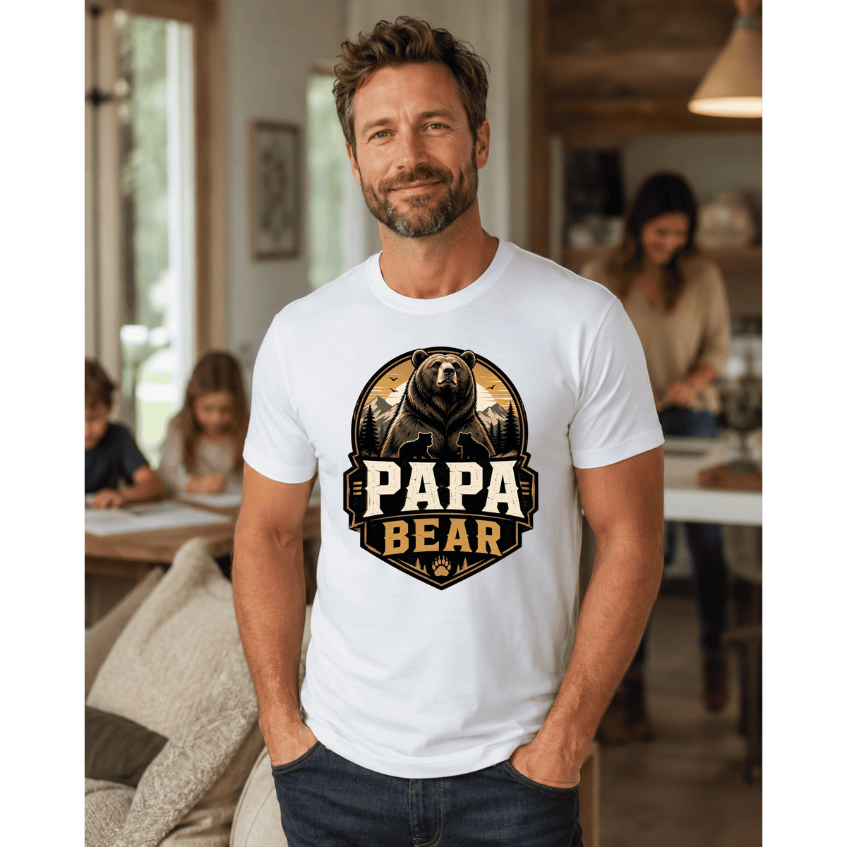 Papa Bear Family T-Shirt