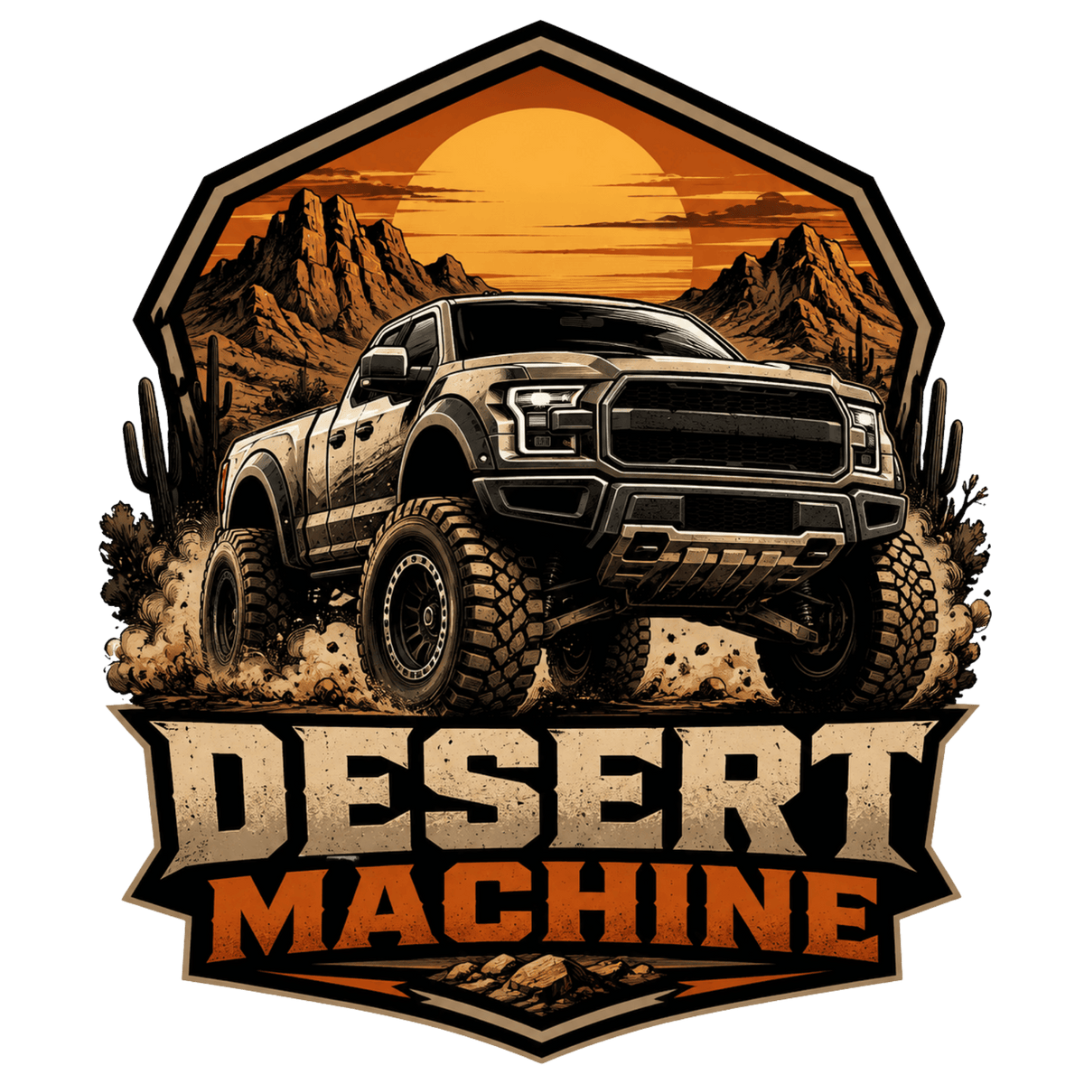 تيشيرت صحراوي Machine 4x4