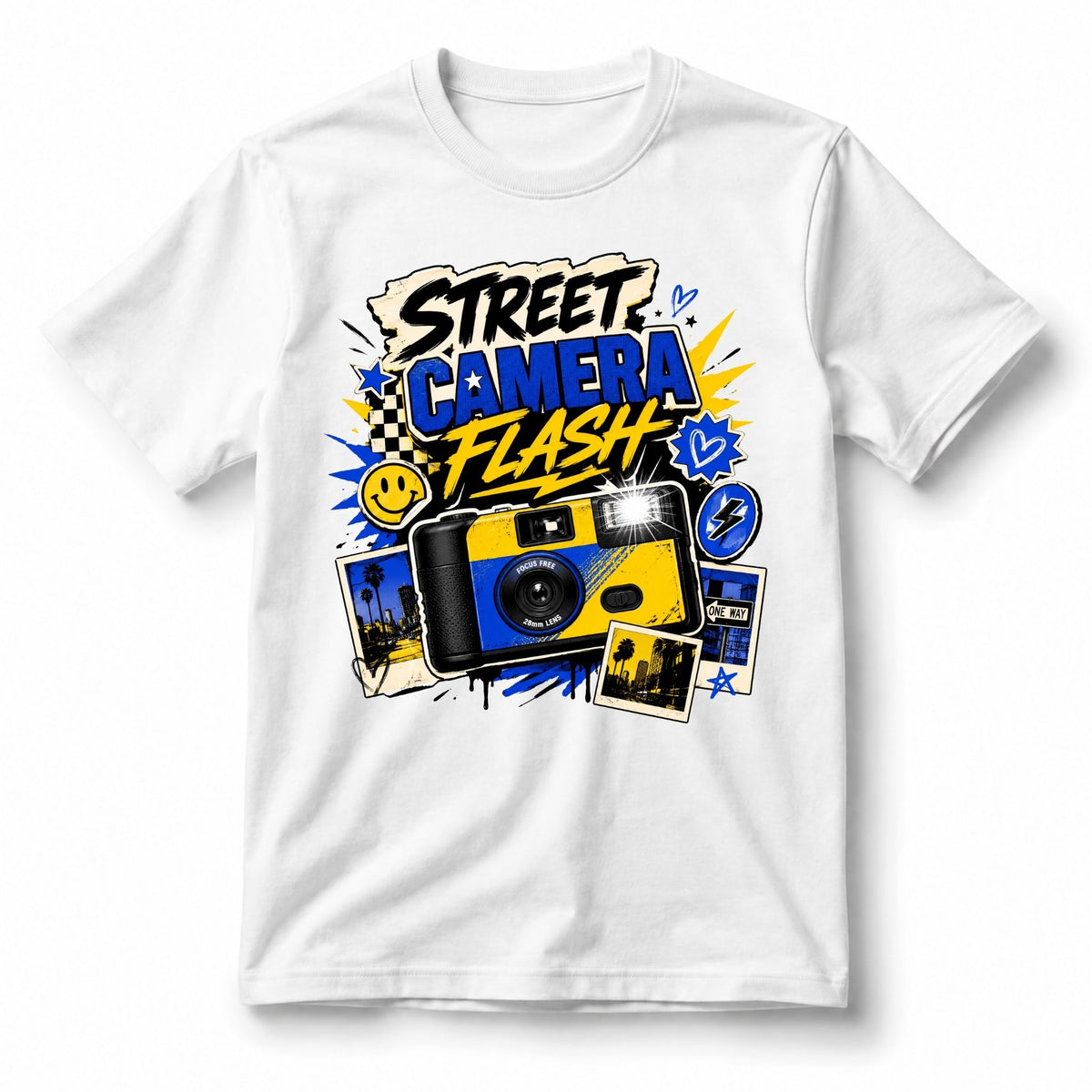 Street Camera Flash – Women’s T-Shirt