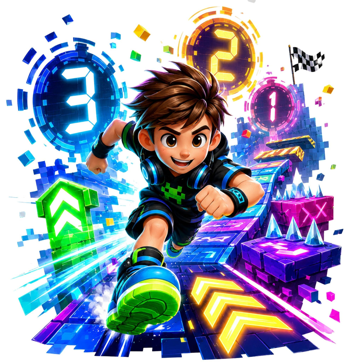 Speedrun Champion – Kids’ T-Shirt