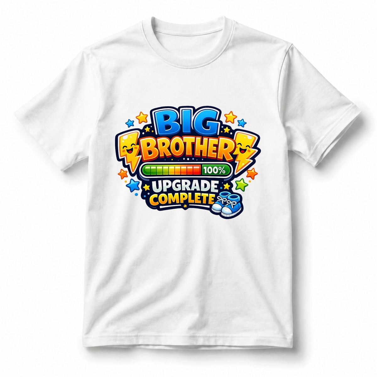 تيشيرت أطفال بتصميم Big Brother Upgrade Complete