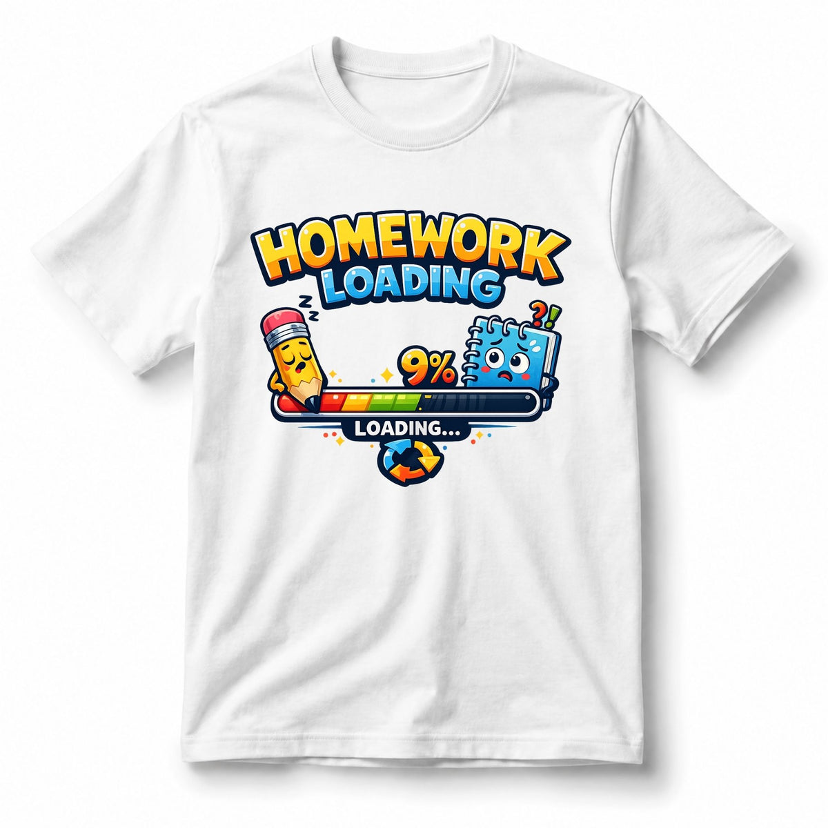 تيشيرت أطفال بتصميم Homework Loading