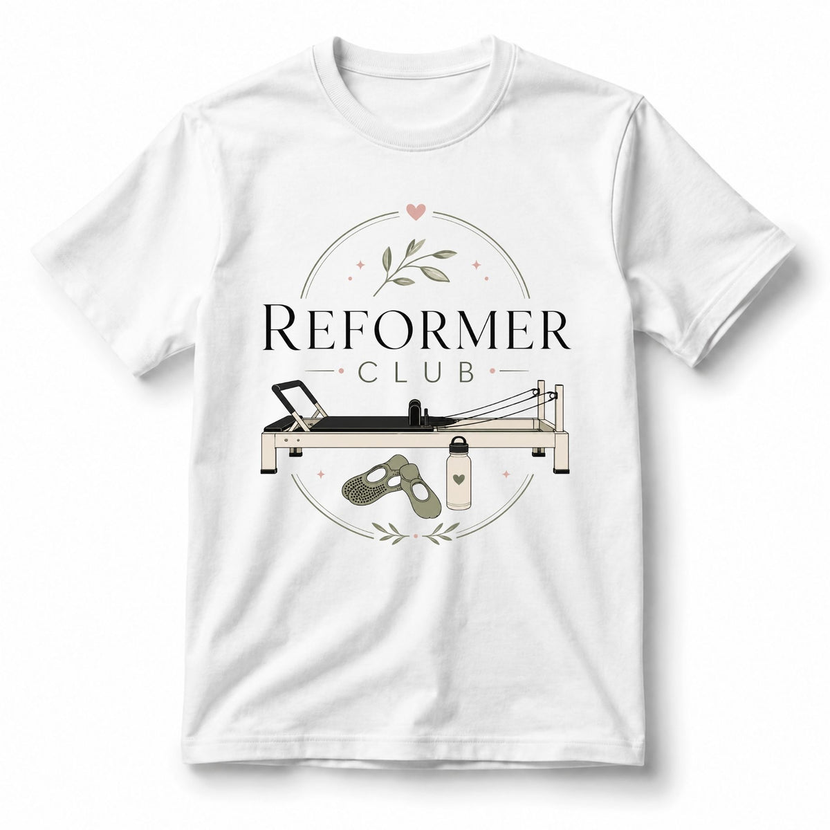 تيشيرت نسائي بتصميم Reformer Club