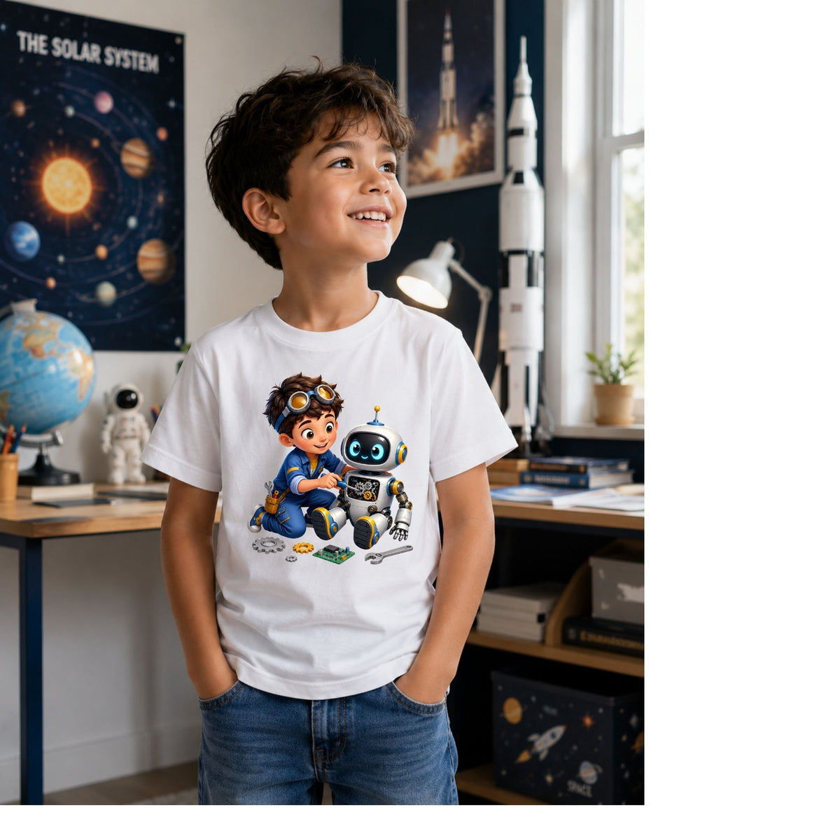 Robot Inventor – Kids’ T-Shirt