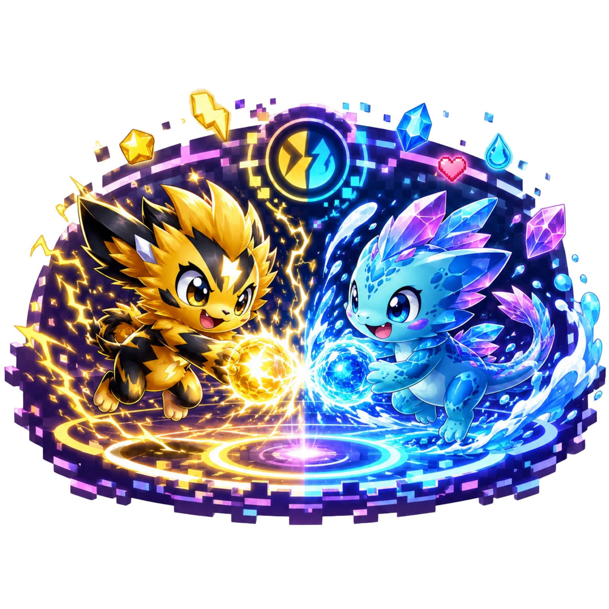 تيشيرت أطفال بتصميم Monster Battle Arena