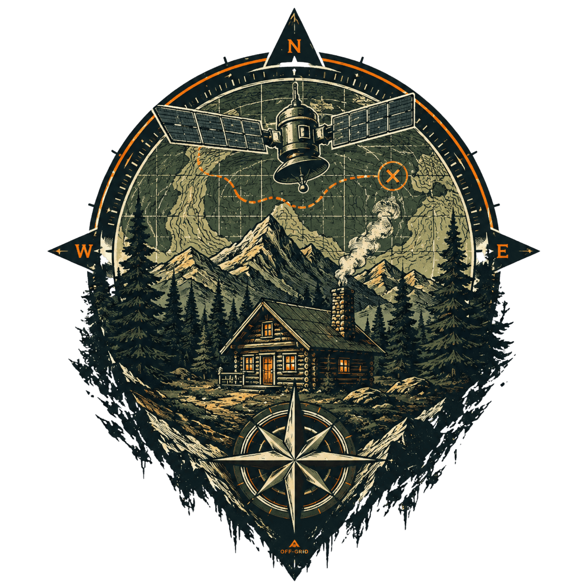 تيشيرت Off-Grid Wilderness