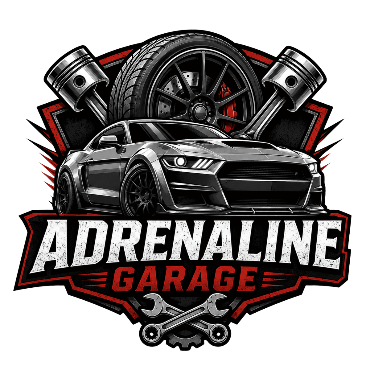 Adrenaline Garage Car T-Shirt