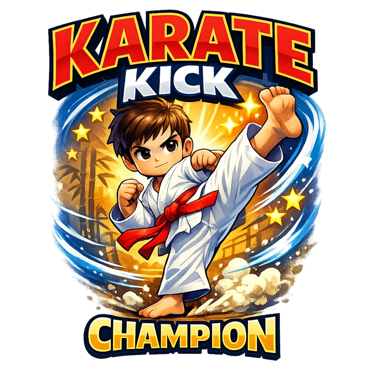 Karate Kick Champion – Kids’ T-Shirt